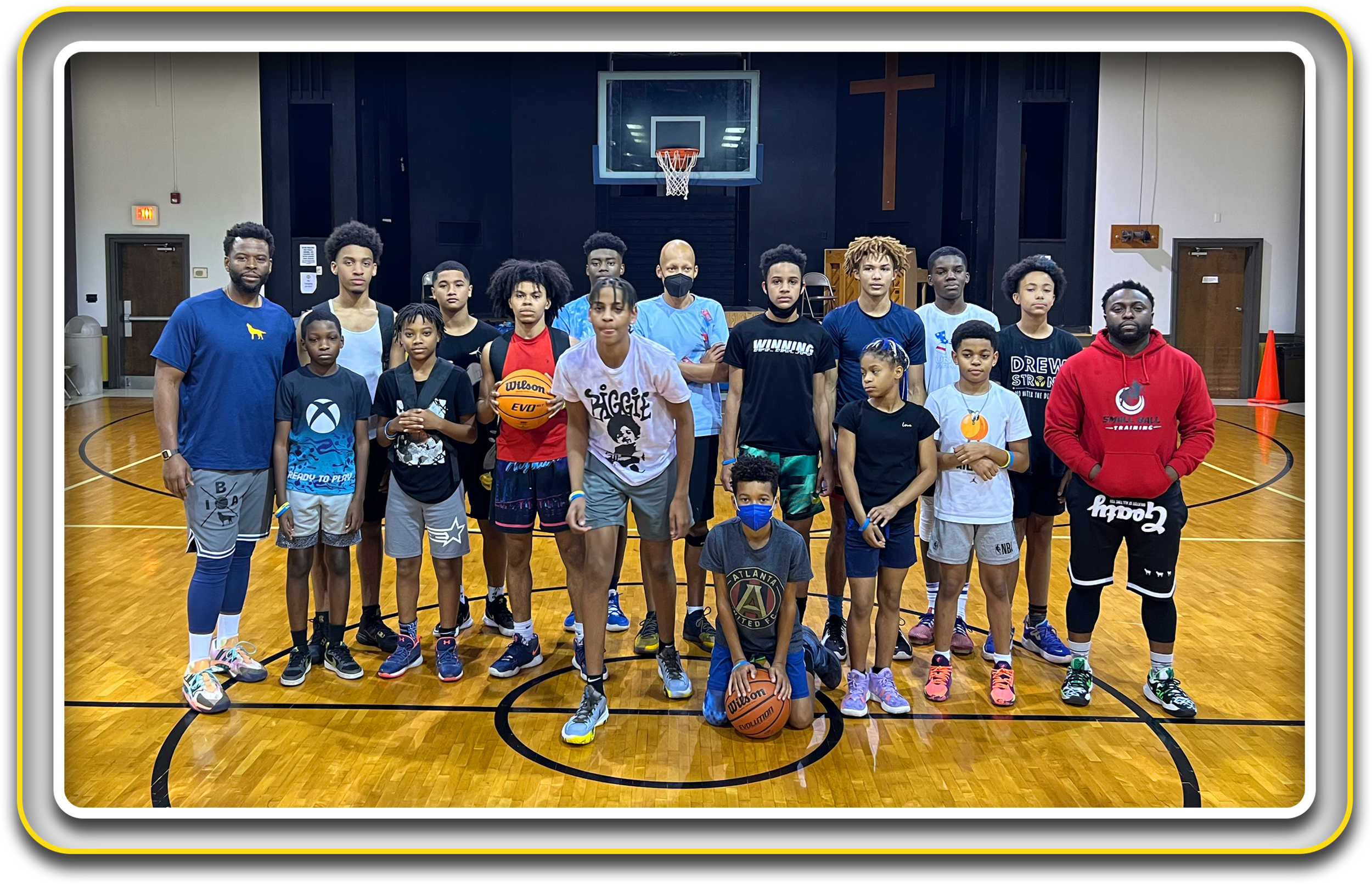 Player and coaching clinic curriculum for guard, defender, and big man development